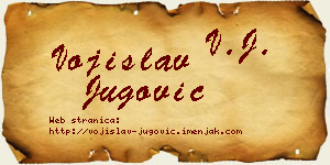 Vojislav Jugović vizit kartica